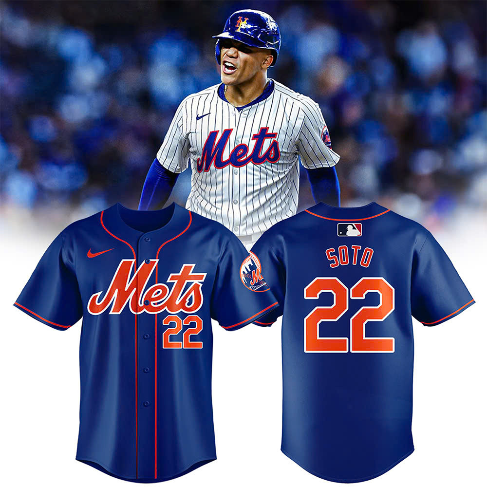 New York Mets Juan Soto Jersey Best Gifts For Baseball Fans-1