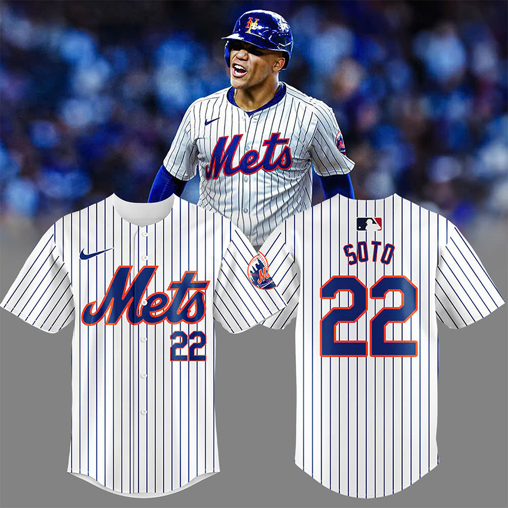 New York Mets Juan Soto Jersey Best Gifts For Baseball Lovers-1