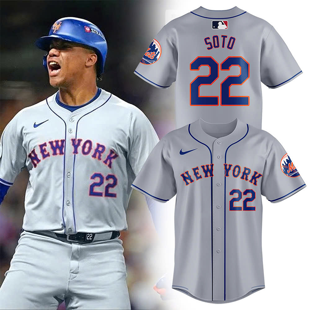New York Mets Juan Soto Jersey Unique Gifts For Baseball Fans-1