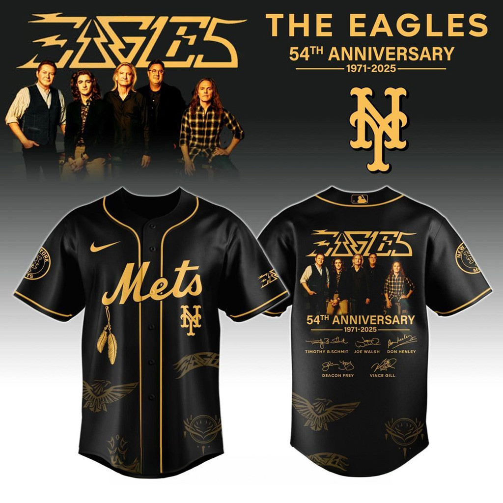 New York Mets X Eagles Band Music Jersey 2025-1
