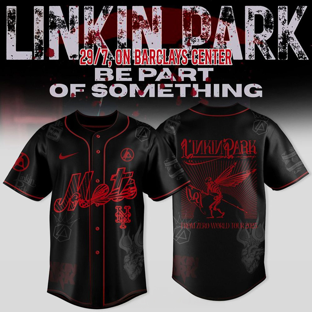 New York Mets X Linkin Park From Zero World Tour 2025 Jersey Mets Merch Gifts For Son-1