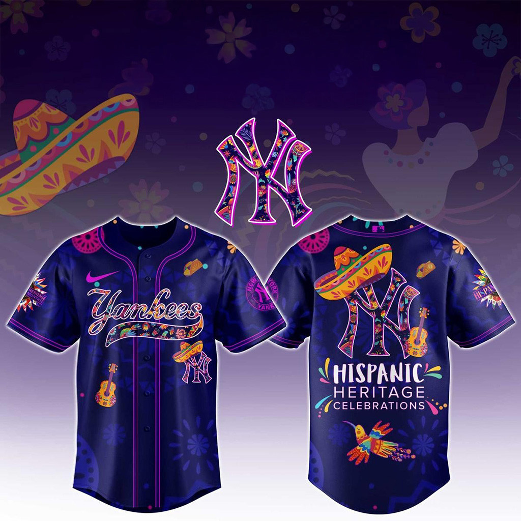 New York Yankees Hispanic Heritage Celebrations 2025 Baseball Jersey Yankees Merch Fans Gifts-1 New York Yankees Hispanic Heritage Celebrations 2025 Baseball Jersey Yankees Merch Fans Gifts-1