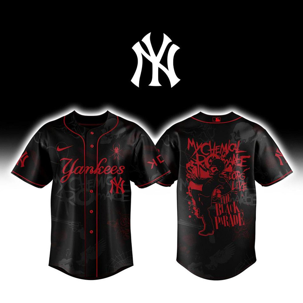New York Yankees X My Chemical Romance Tour 2025 Jersey Yankees Merch Dad Gifts-1 New York Yankees X My Chemical Romance Tour 2025 Jersey Yankees Merch Dad Gifts-1