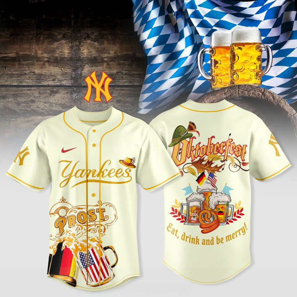 New York Yankees X Oktoberfest Home Runs Hops 2025 Jersey New York Yankees Merch Him Gifts-1