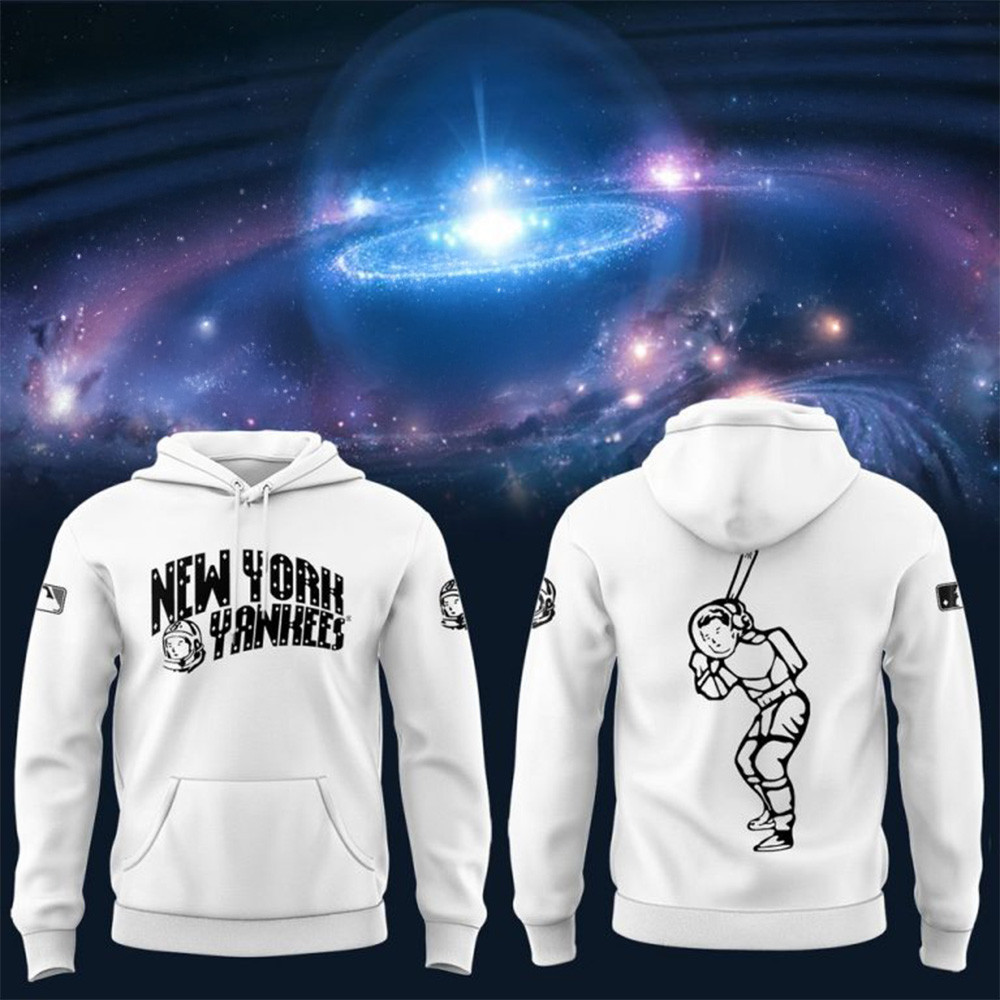 New York Yankees x Billionaire Boys Club Hoodie New York Yankees Merch Top Father's Day Gifts-1