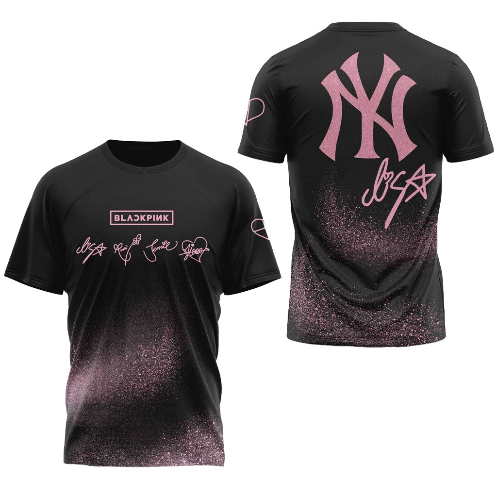 New York Yankees x Blackpink Special Galaxy Shirt Yankees Merch Gifts For Girlfriend-1 New York Yankees x Blackpink Special Galaxy Shirt Yankees Merch Gifts For Girlfriend-1