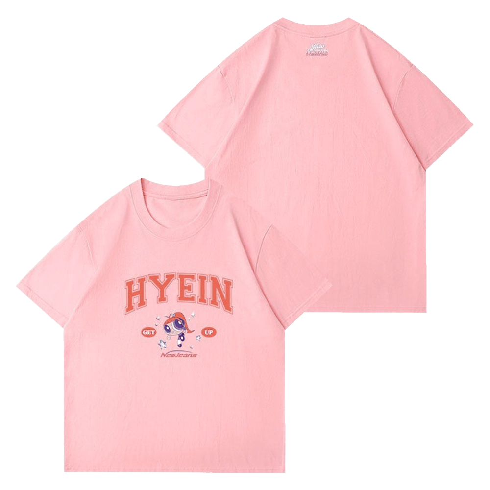 NewJeans Merch Kpop NewJeans GET UP X The Powerpuff Girls Member T-Shirt Fans Gift-1
