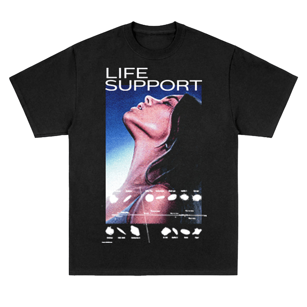NewJeans Merch Madison Beer Life Support Tour EU Art Black T-Shirt Music Fans Gifts-1