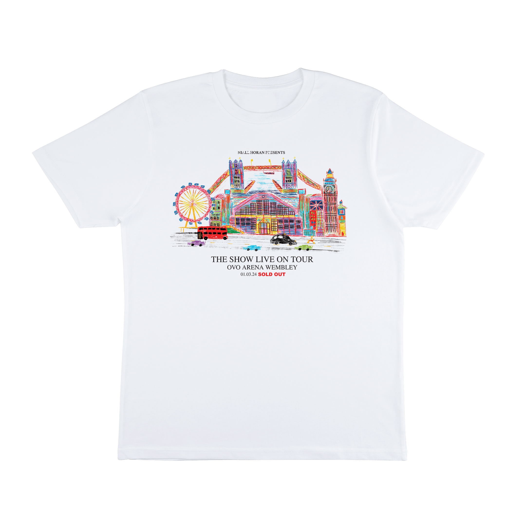 Niall Horan Merch Niall Horan London Illustration T-Shirt Father's Day Presents For Son-1