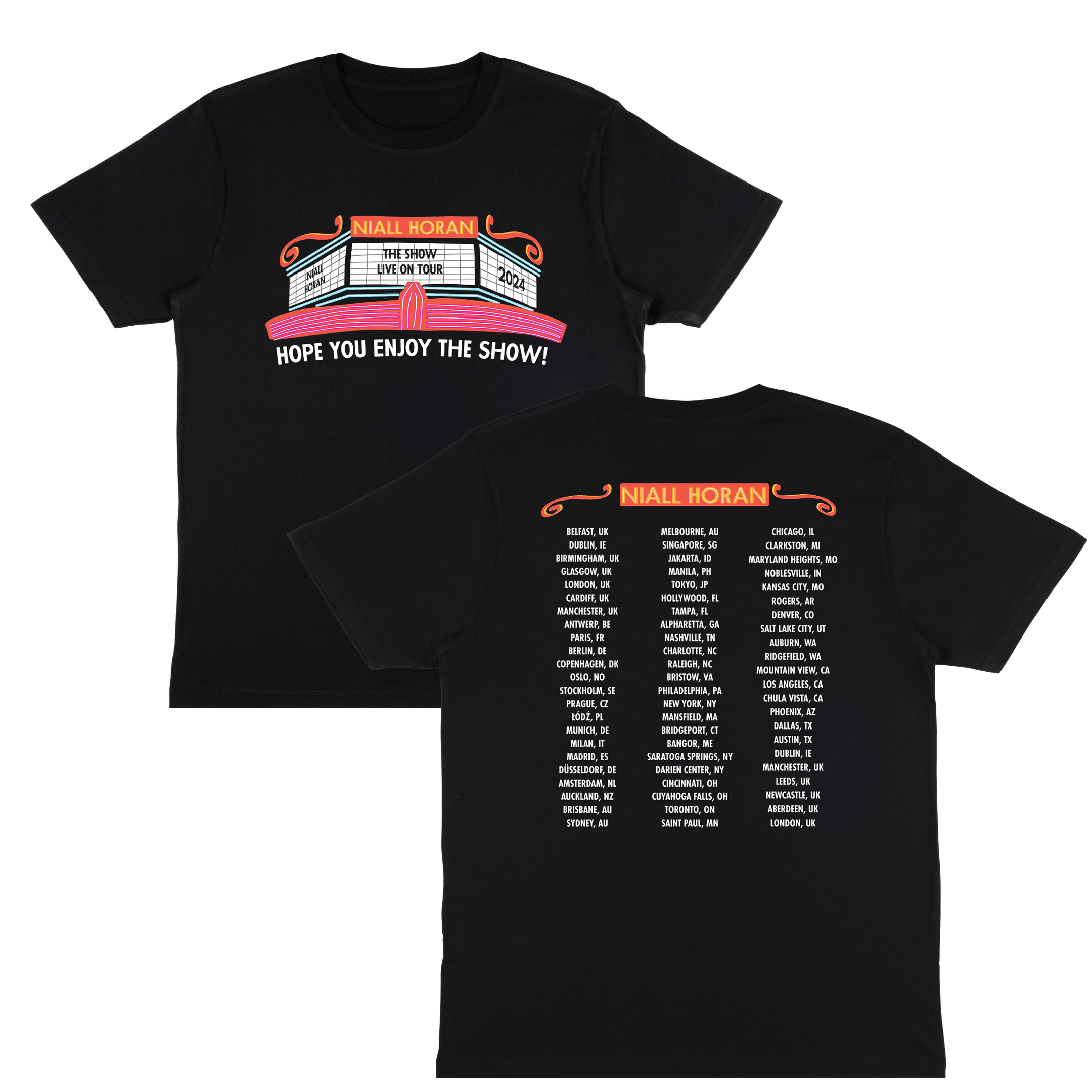 Niall Horan Merch The Show Live On Tour 2024 Niall Horan T-Shirt Great Father's Day Presents-1