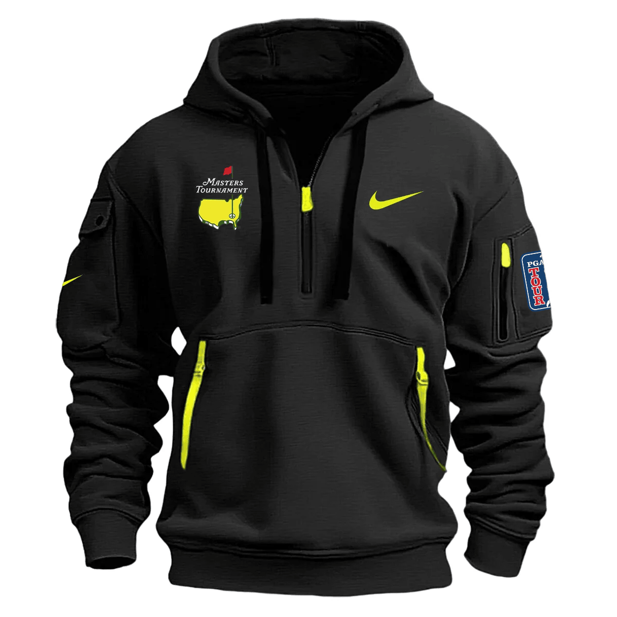 Nike 2025 Masters Tournament Hoodie Half Zipper Golf Merch Father's Day Gifts For Grandpa-1