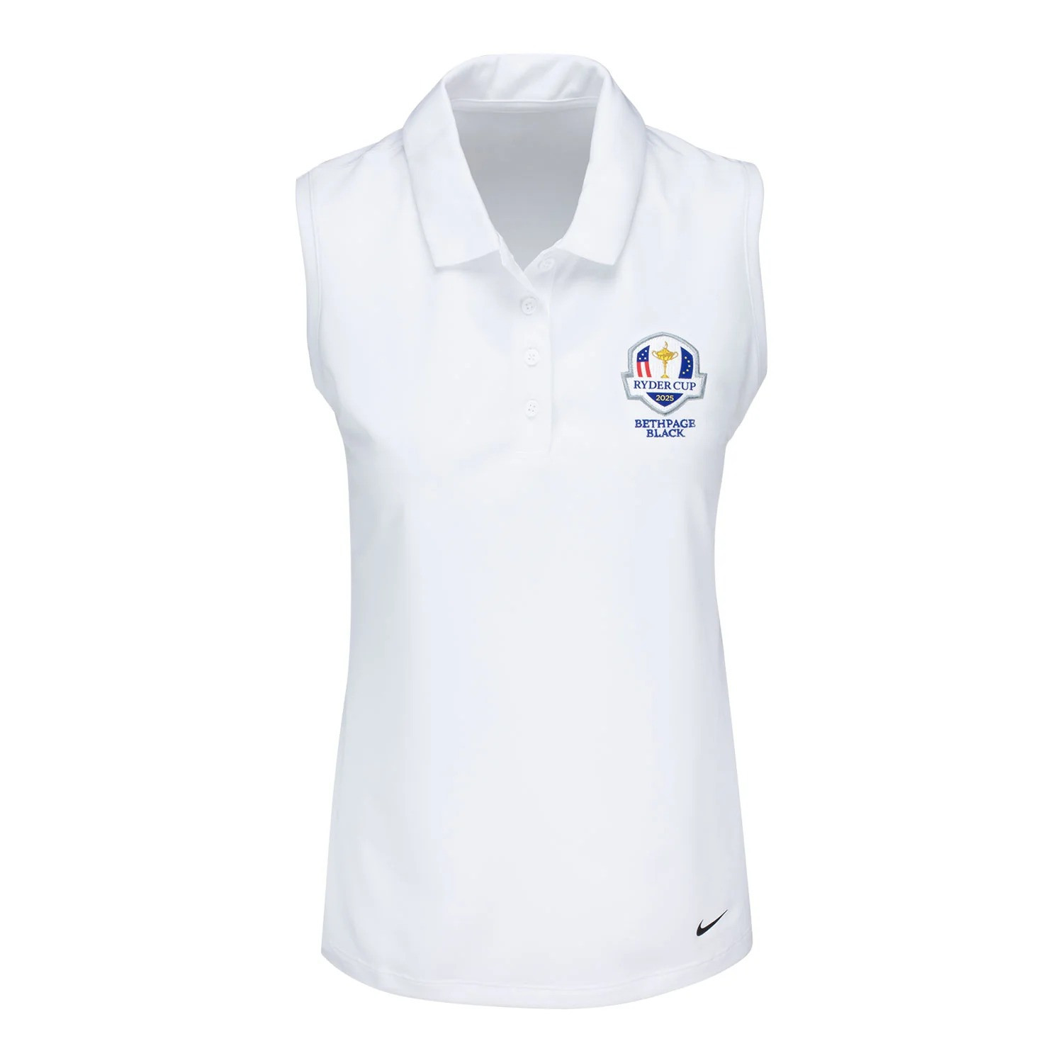 Nike 2025 Ryder Cup Ladies Sleeveless Polo Shirt Golf Clothing Gifts For Wife-1