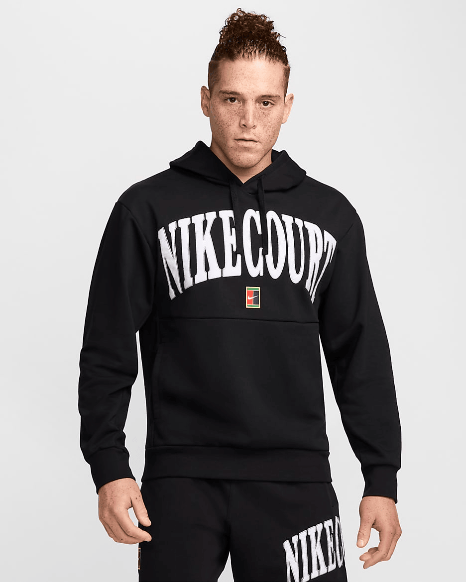 Nike Court Hoodie Black Gifts For Boyfriend-1
