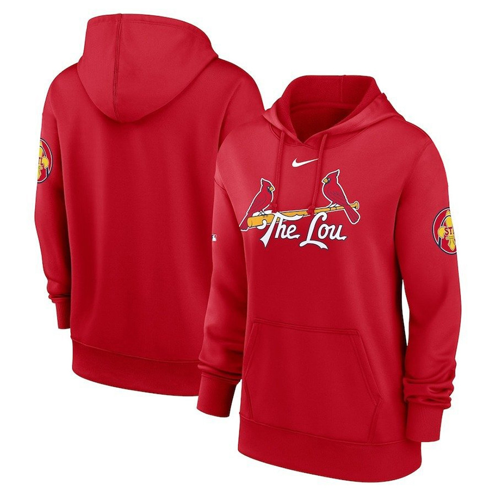 Nike Red St Louis Cardinals 2024 City Connect Hoodie Best Gifts For Baseball Fans-1