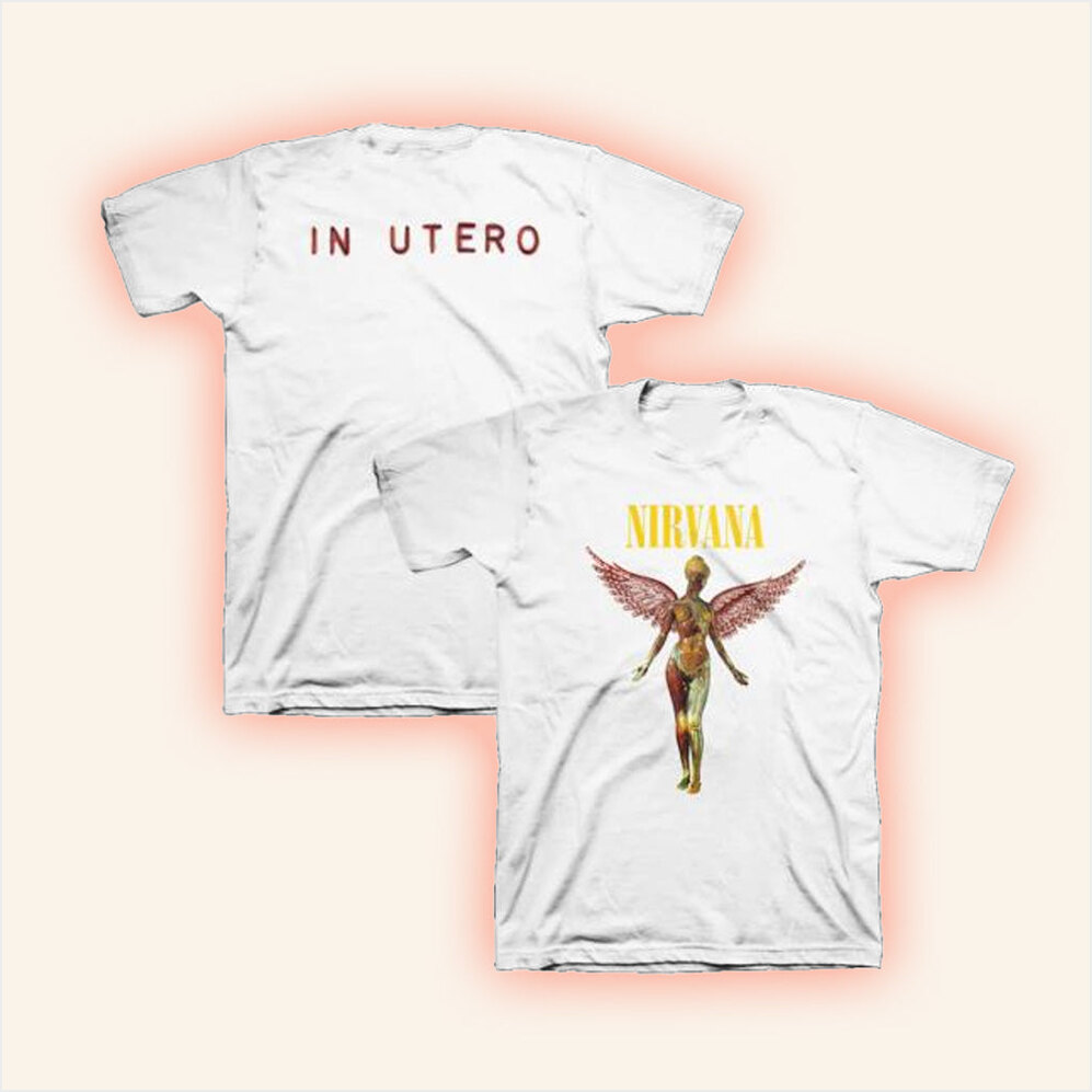 Nirvana Merch In Utero T-Shirt Birthday Gifts For Girlfriend Gifts For Besties Christmas Presents Ideas-1