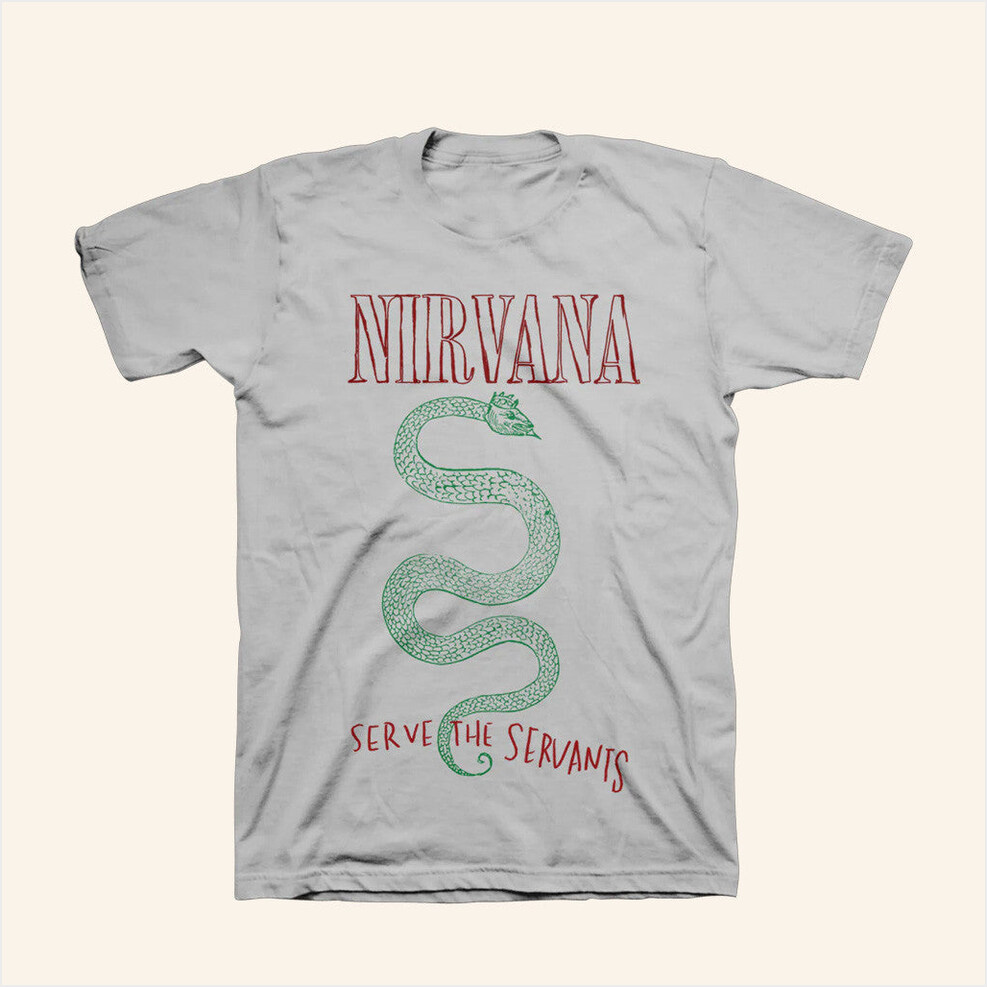Nirvana Merch Serve The Servants Shirt Birthday Gift Ideas For Dudes Gifts For Best Friend-1