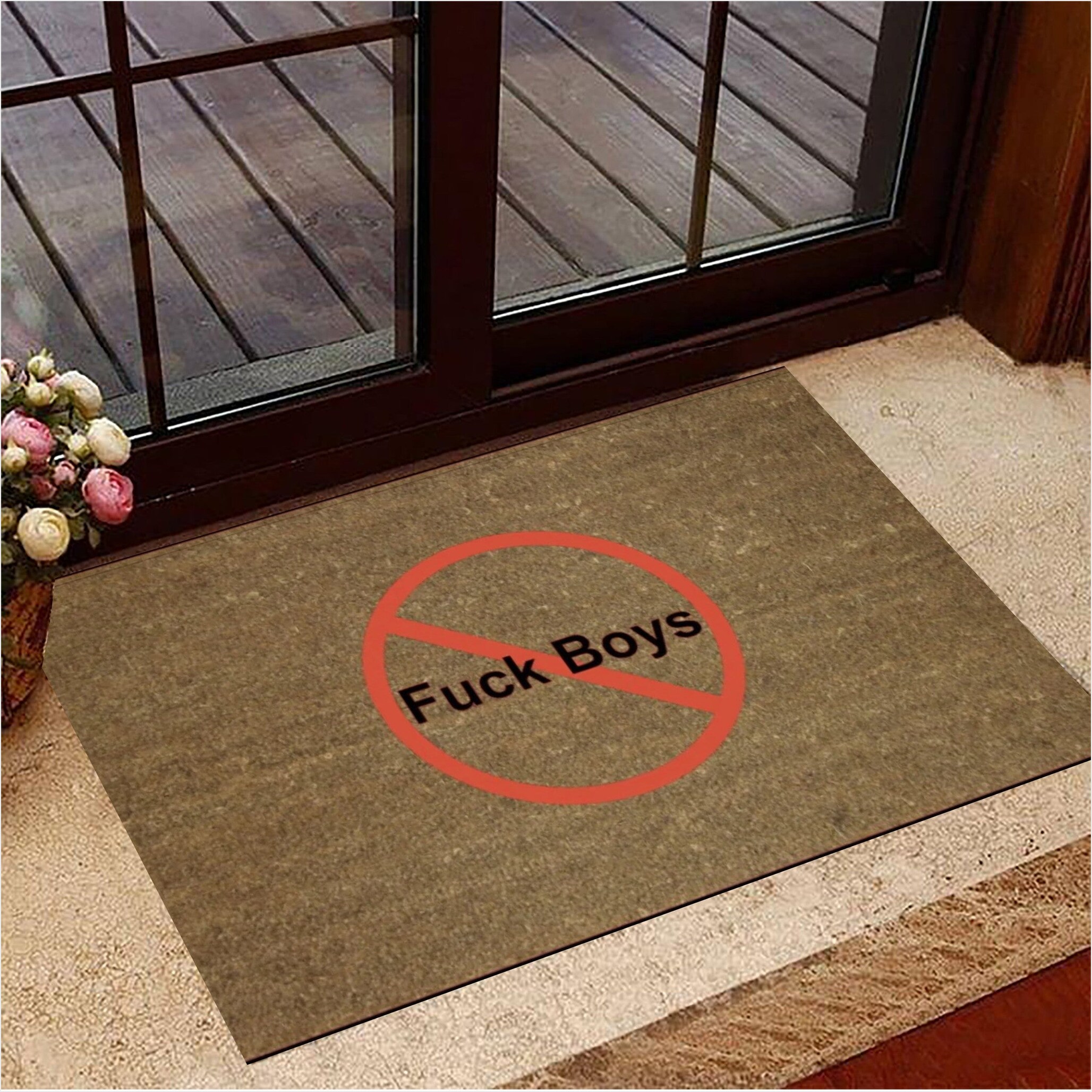 No Fck Boys Doormat Interesting Best Door Mats Funny Gift Ideas For Sisters Gifts For Besties-1