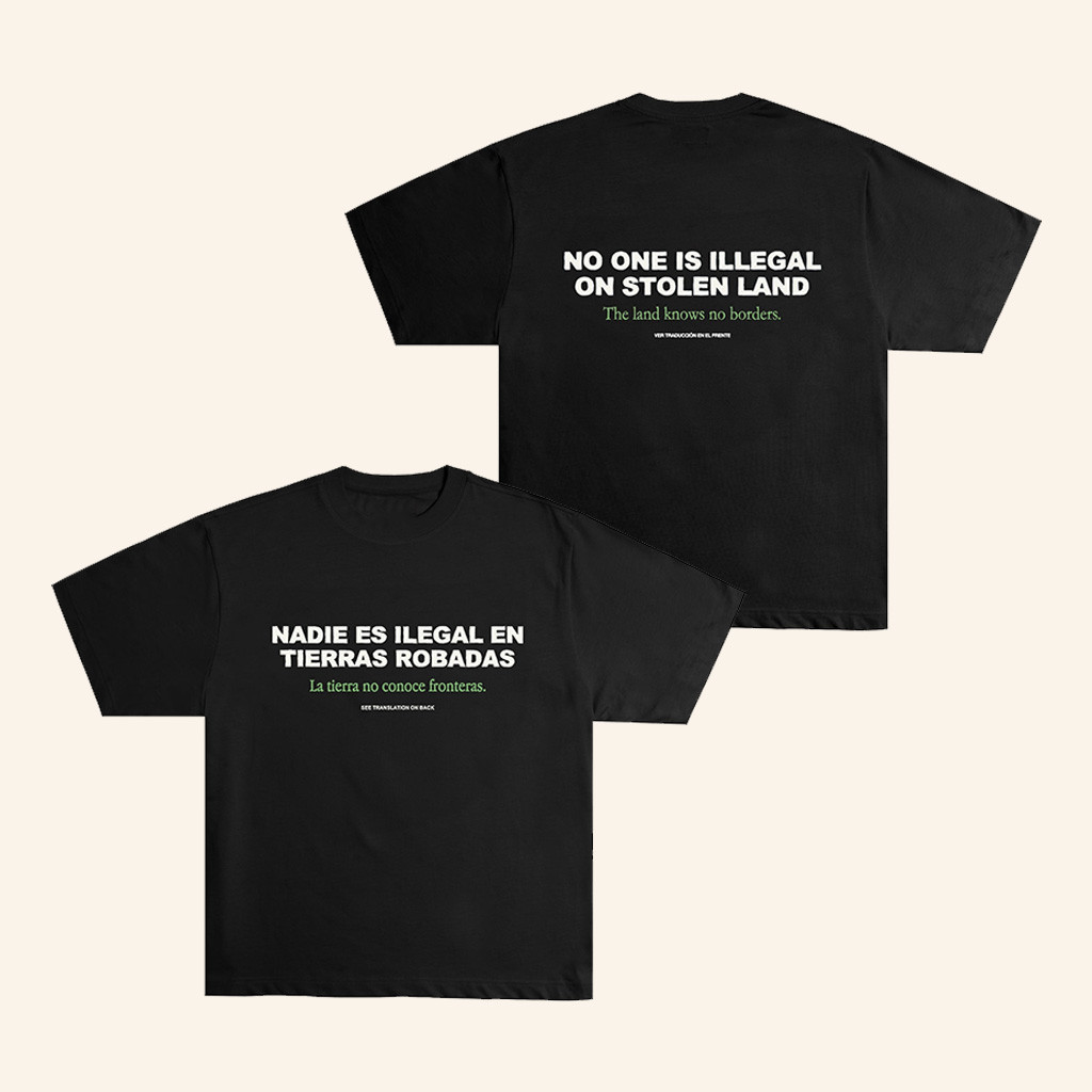 No One Is Illegal On Stolen Land Shirt Gifts For Dad-1