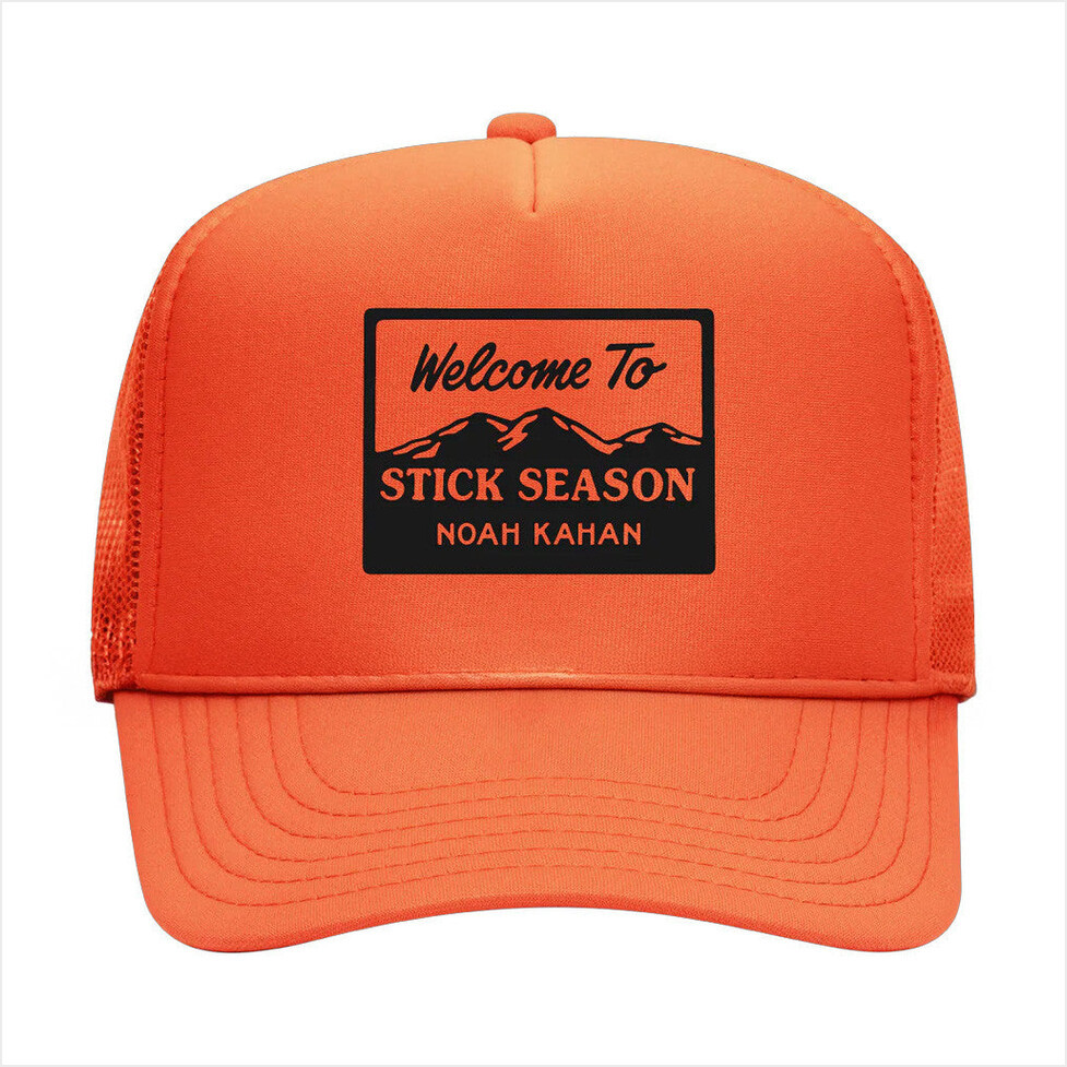 Noah Kahan Merch Welcome To Stick Season Trucker Hat Music Gift Ideas For Guys Gifts For Fans-1