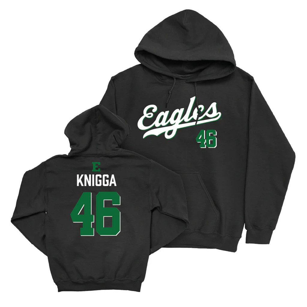 Noah Knigga Merch Football Black Script Hoodie Presents For Football Fans-1