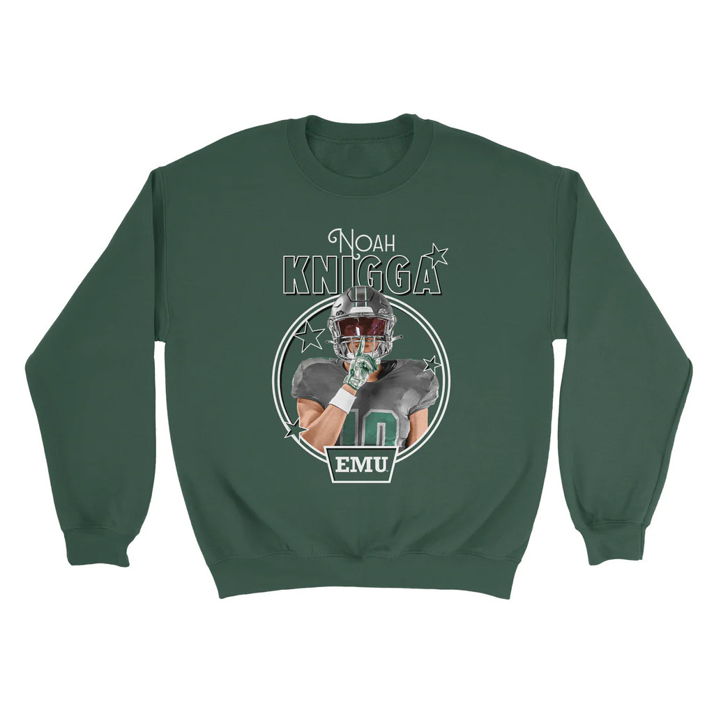 Noah Knigga Merch Forest Green Sweatshirt Presents For Football Lovers-1