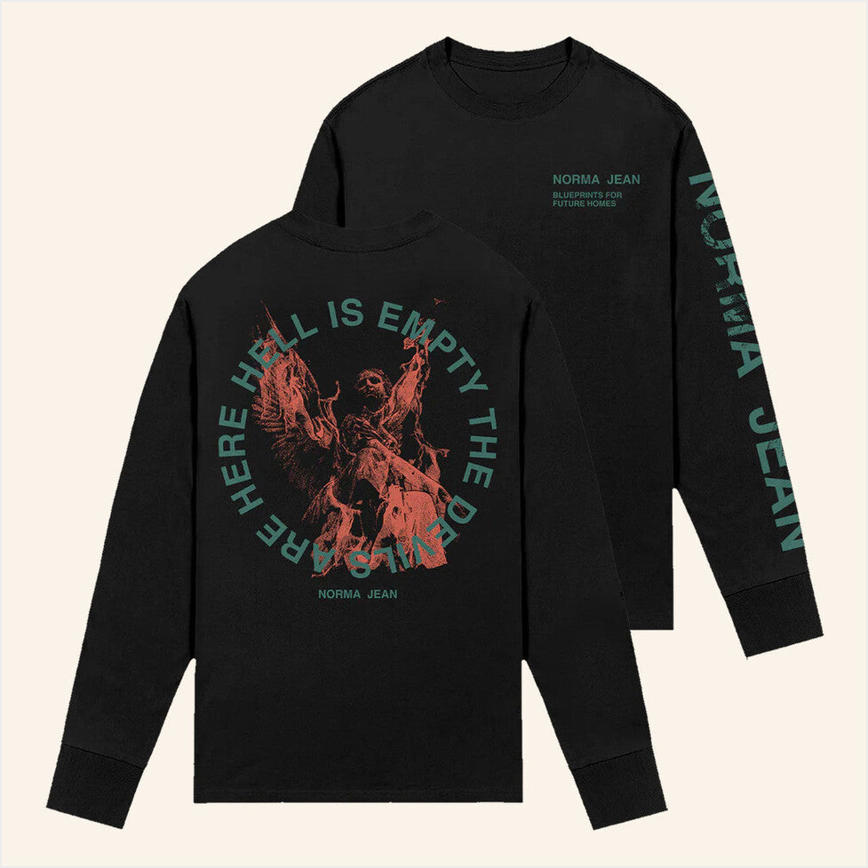 Norma Jean Noise Merch Norma Jean Hell Is Empty Long Sleeve Shirt Friends Gifts Gifts For Fans-1
