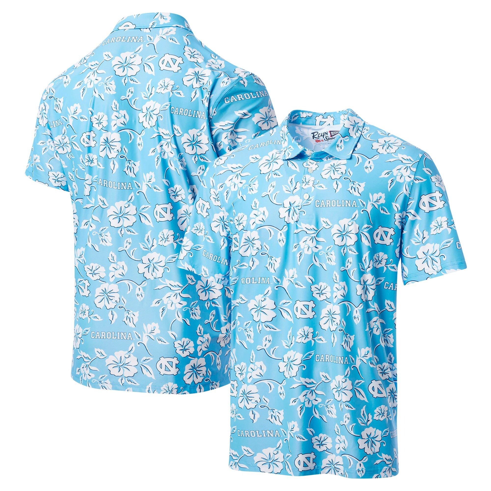 North Carolina Tar Heels Polo Shirt NCAA Aloha Shirt Football Fan Gift Ideas-1