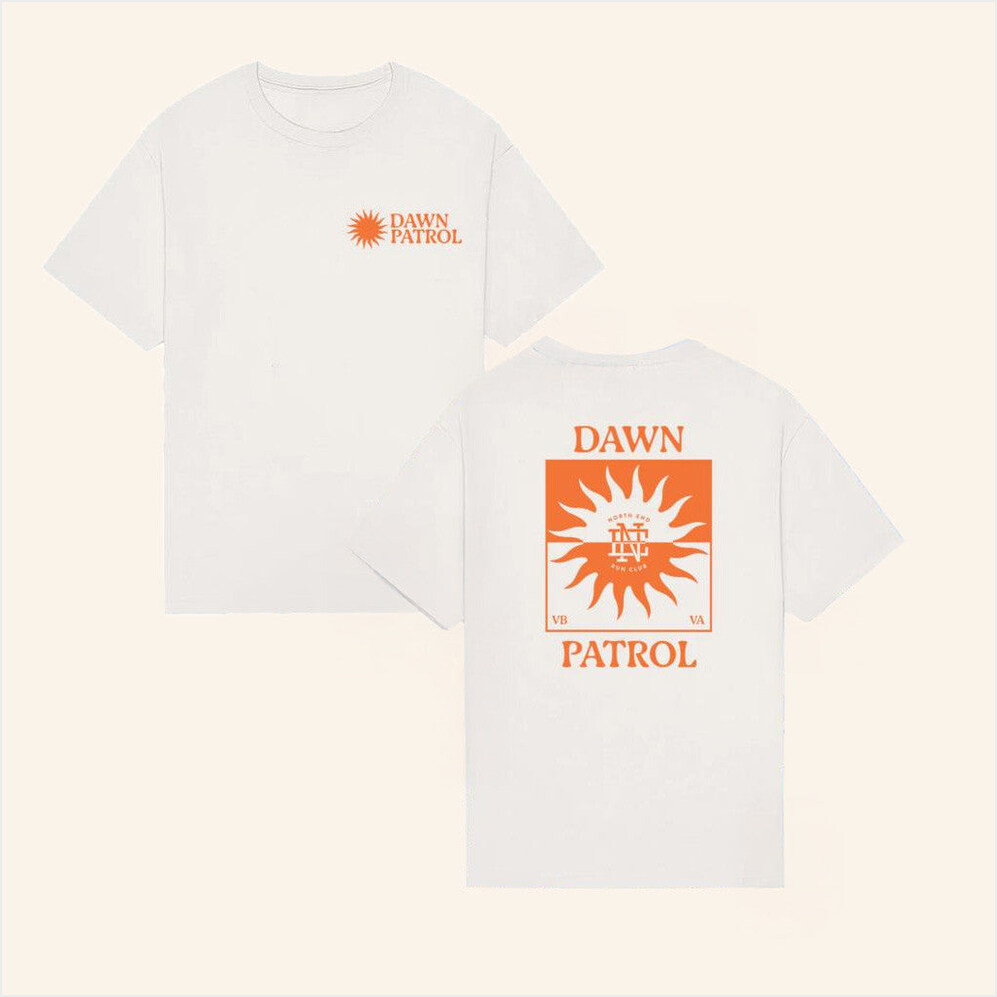 North End Run Club Merch Dawn Patrol T-Shirt White Gifts For Friends Birthday Gifts For Him-1 North End Run Club Merch Dawn Patrol T-Shirt White Gifts For Friends Birthday Gifts For Him-1