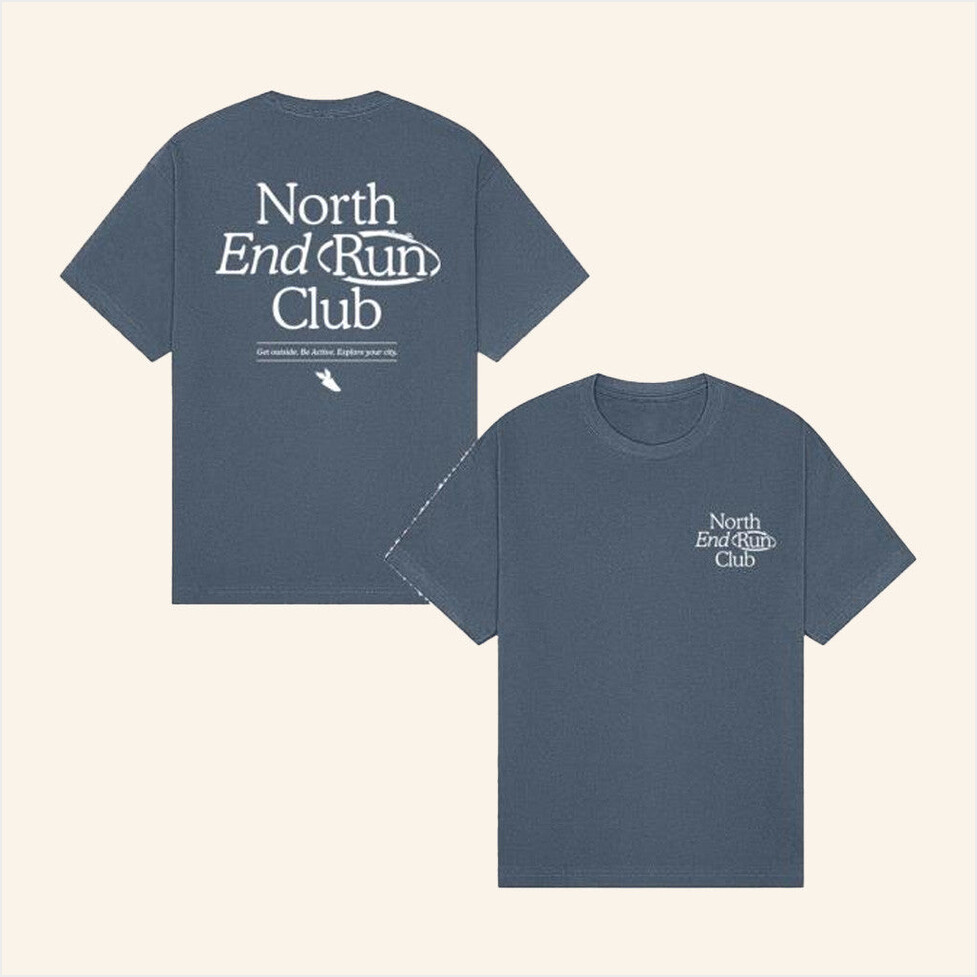 North End Run Club Merch Mission T-Shirt Presents For Boyfriend Birthday Gifts For Fans-1
