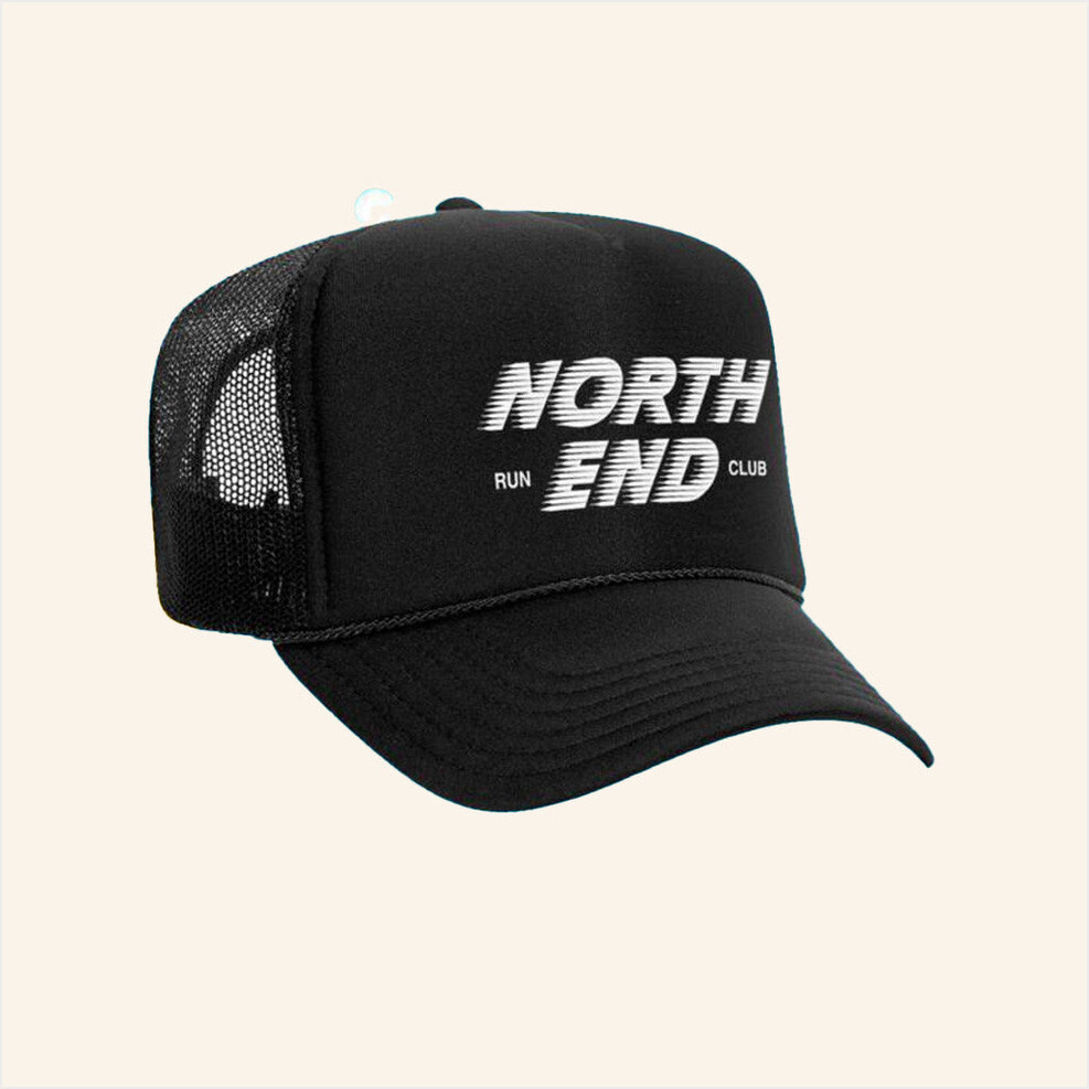 North End Run Club Merch Speed Trucker Hat Presents For Him Birthday Gifts For Besties-1