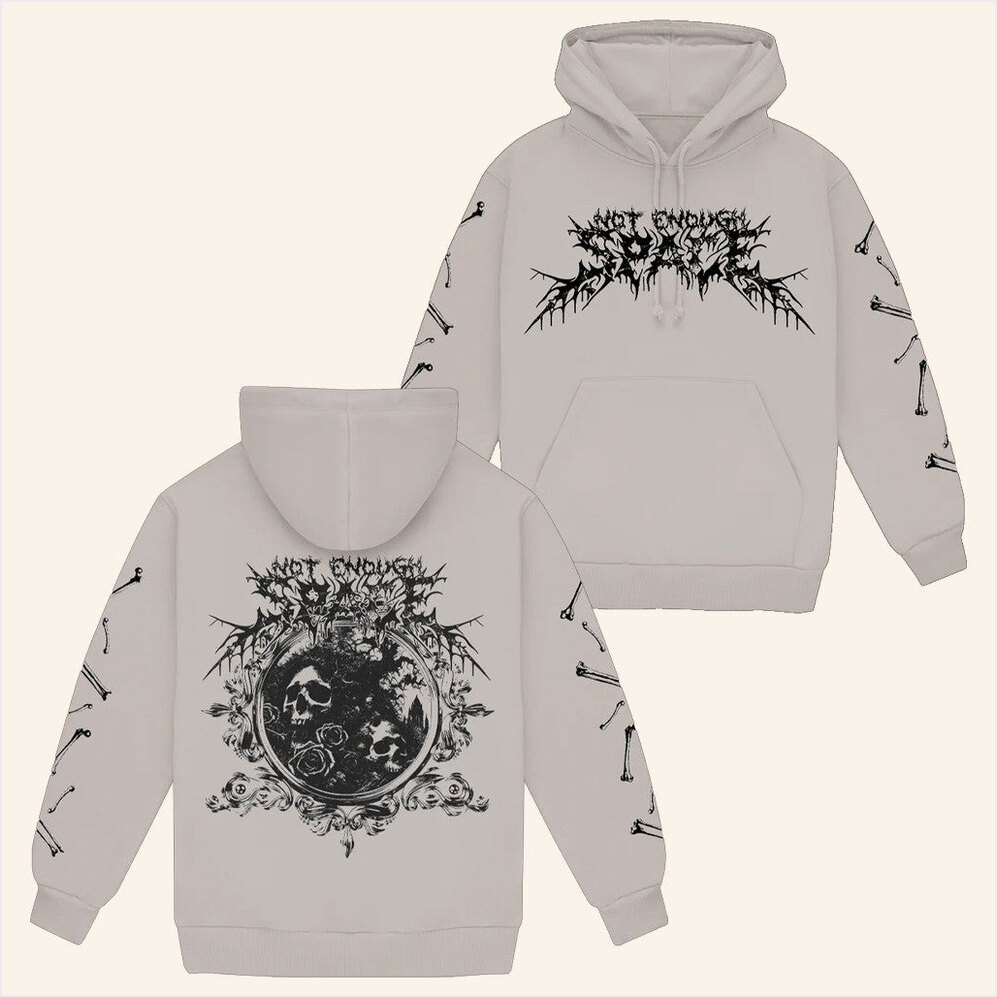 Not Enough Space Merch Deathcore Hoodie Gifts For Best Friends Birthday Gifts For Him-1