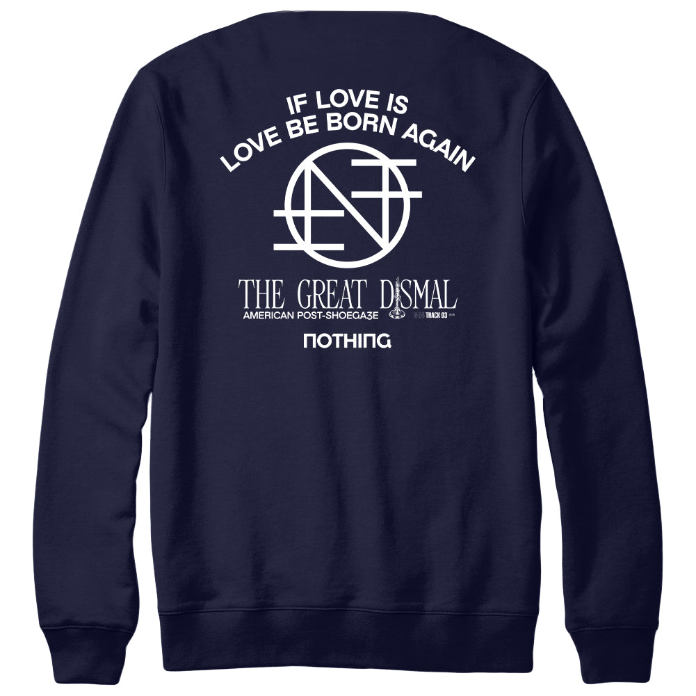 Nothing Merch Love Is Navy Sweatshirt Nothing Sweatshirt Dad Gifts For Father'S Day 2025-1