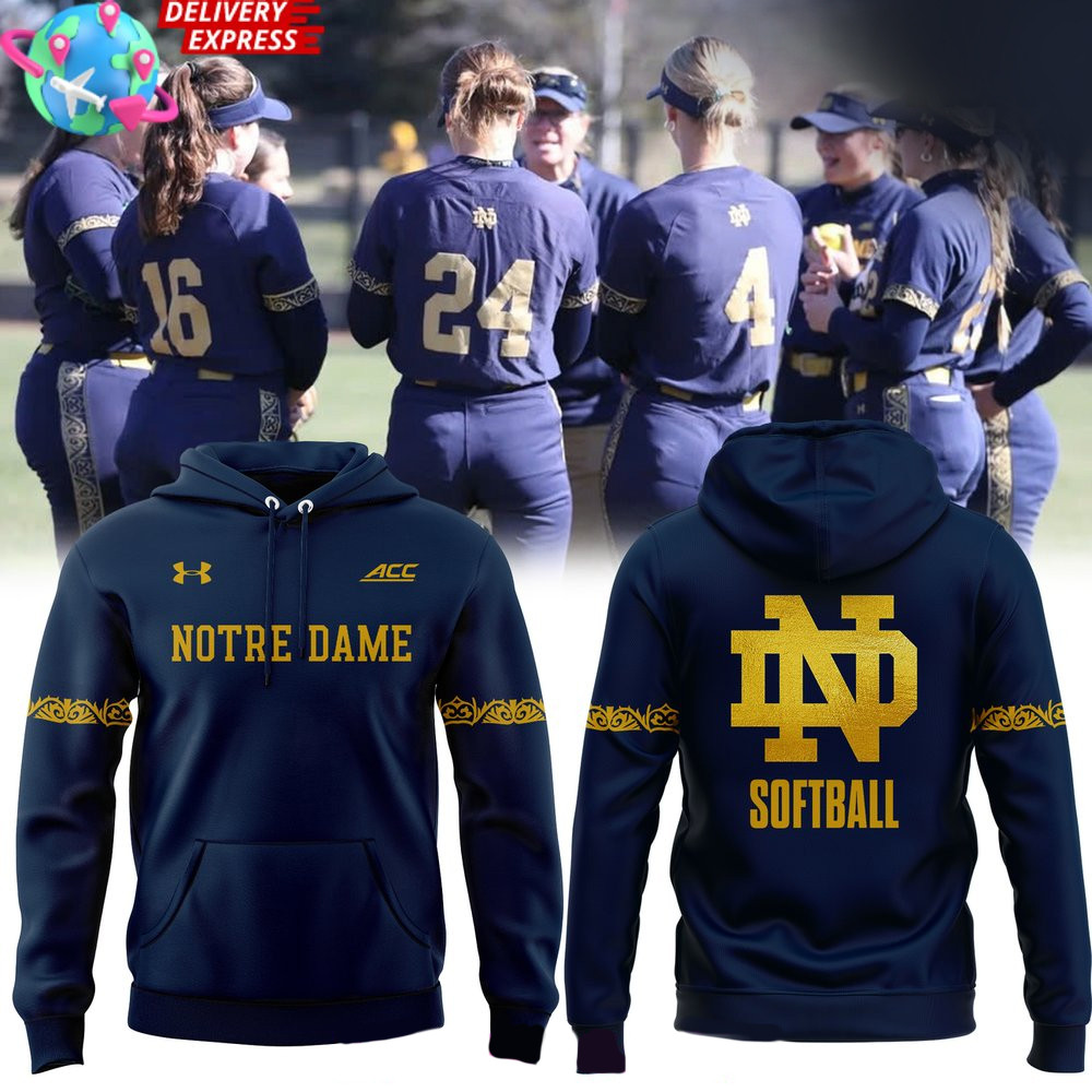 Notre Dame Softball 2025 Hoodie Mother's Day Gifts For Daughter In Law-1