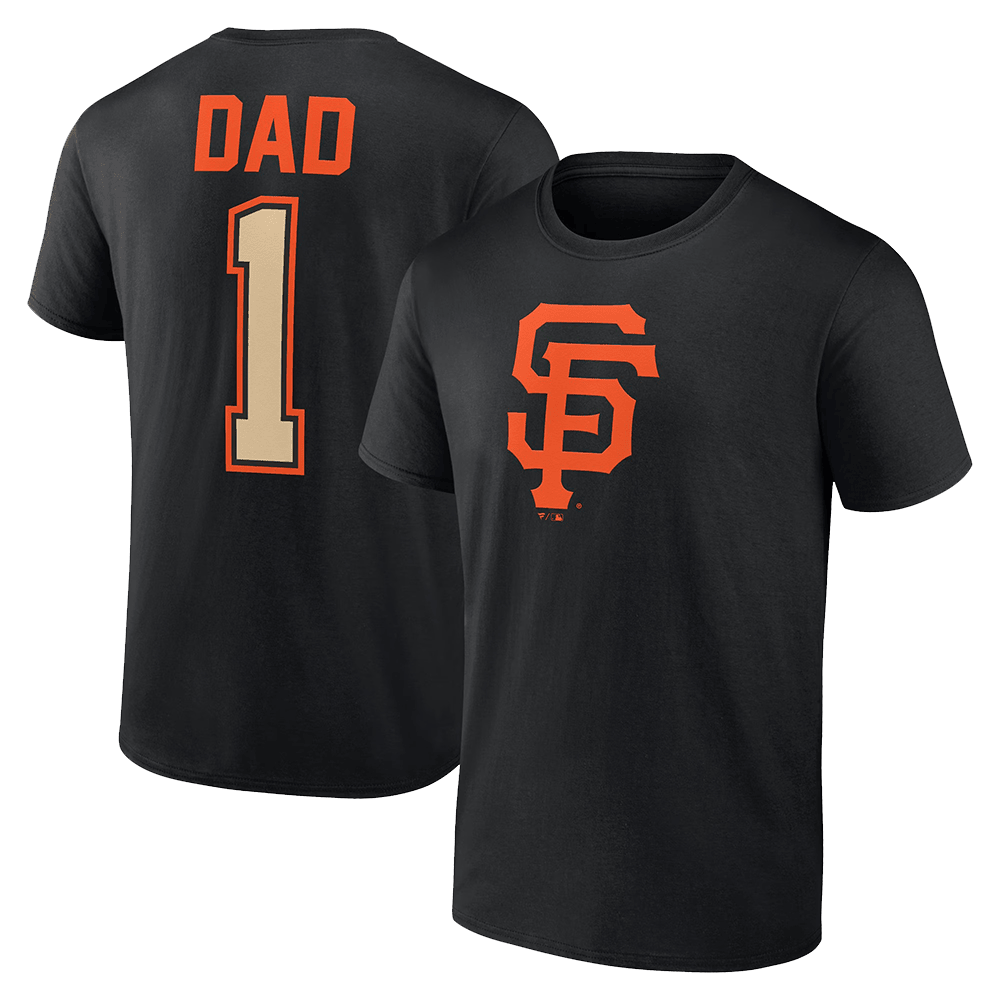 Number 1 Dad Merch San Francisco Giants Fathers Day Number 1 Dad T-Shirt Francisco Giants Merch-1