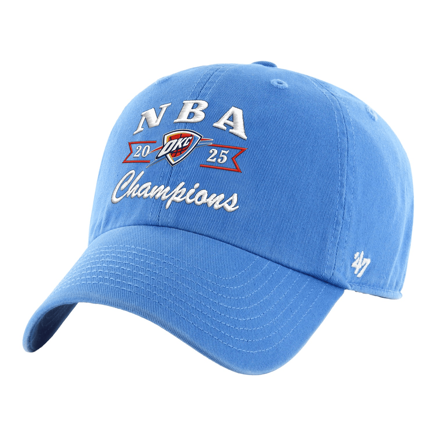 OKC Thunder Championship Hat Embroidered 2025 NBA Championship Merch Gifts For Dad-1