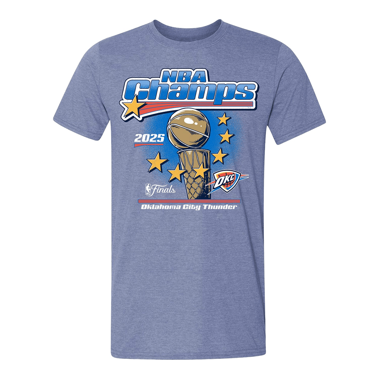 OKC Thunder Championship Shirt Stars 2025 NBA Champions Merch Gift For Fans-1