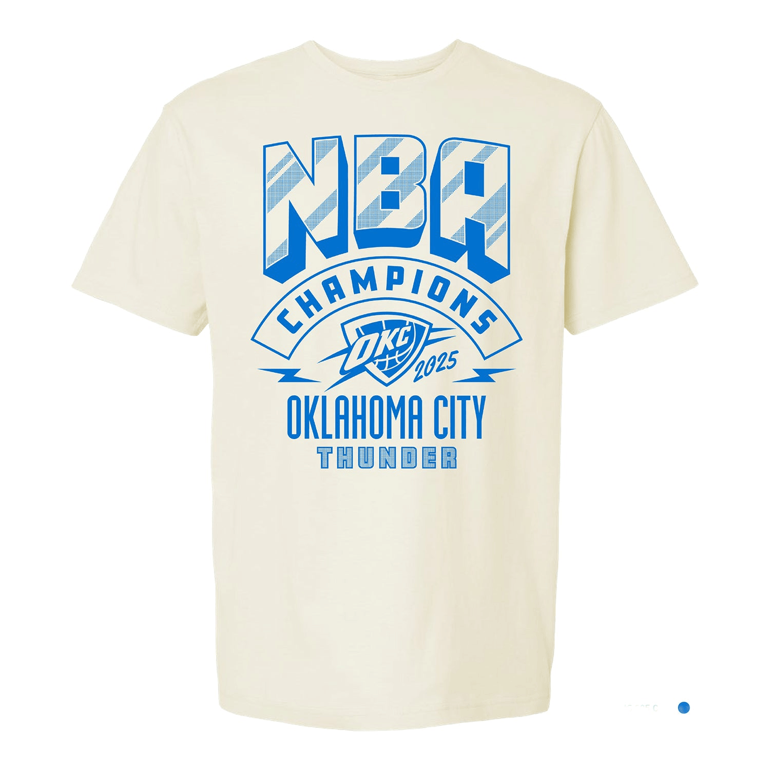 OKC Thunder Championship Shirt White 2025 NBA Champions Merch Gift For Fans-1