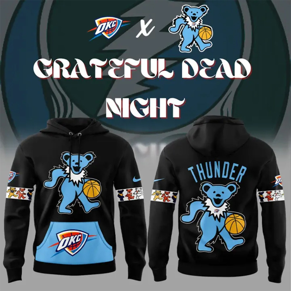 OKT Grateful Dead Night Hoodie Good Gifts For Basketball Fans-1