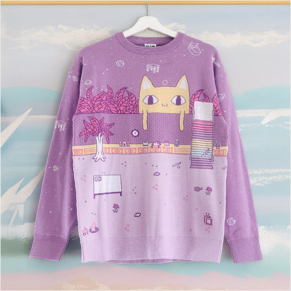 OMOCAT Merch Neighbors Room Sweater Cute Gifts For Wife Birthday Gifts For Best Friend-1