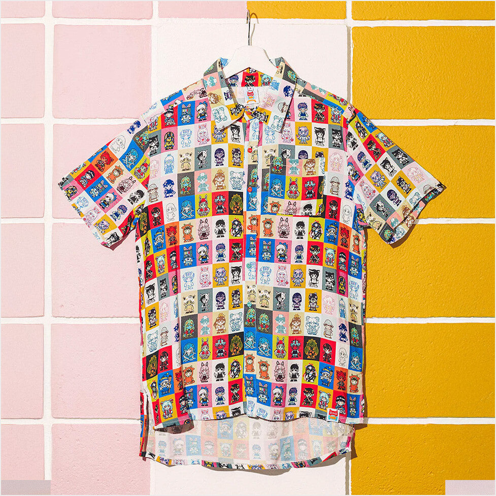 OMOCAT Merch Original Characters Button Up Shirt Gifts For Friends Birthday Gifts For Him-1