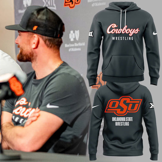 OSU Cowboy Wrestling Hoodie Gifts For Wrestling Lovers-1