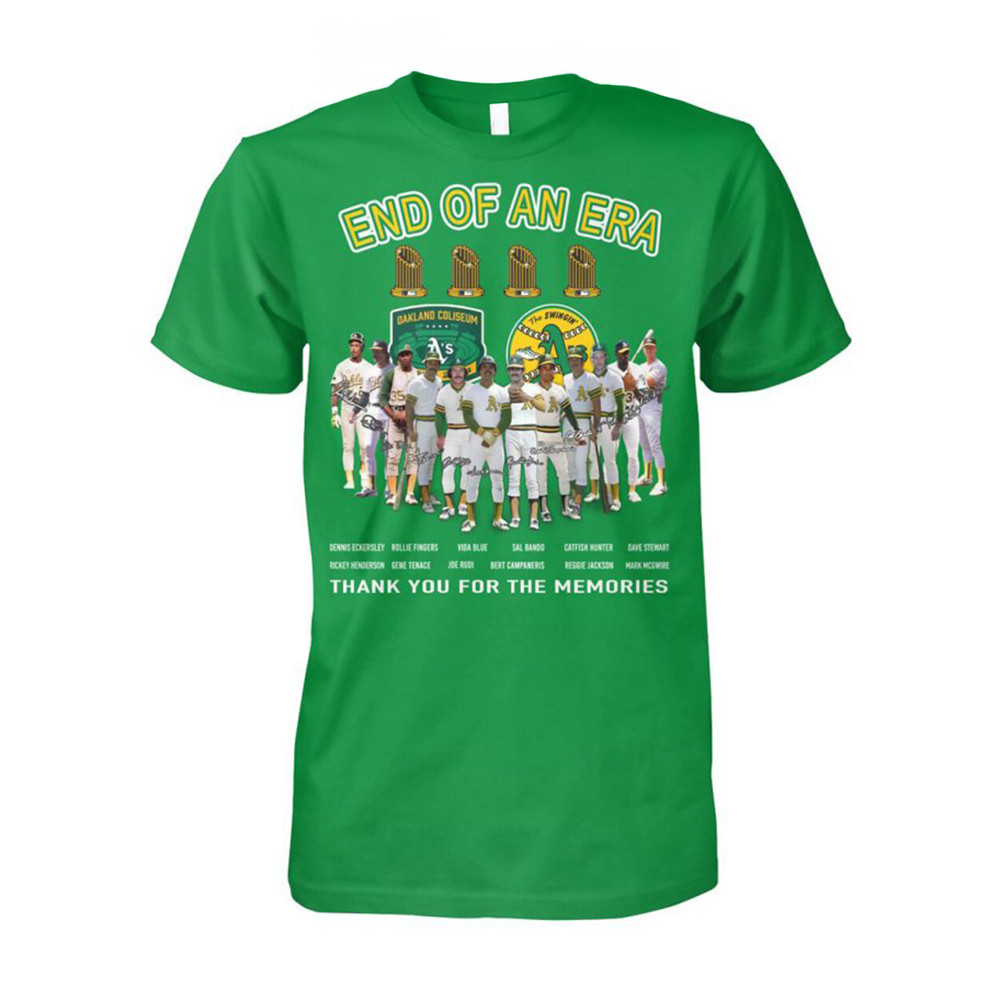 Oakland Athletics End Of An Era T-Shirt Gifts For Basketball Fan-1