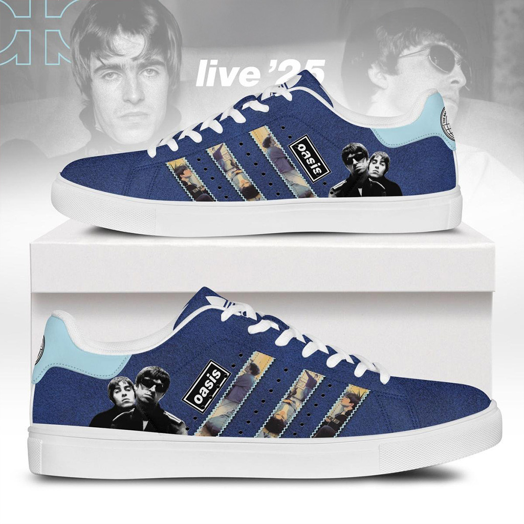 Oasis Live 25 Stan Smith Shoes Fan Merch Best Gifts For Music Lovers-1