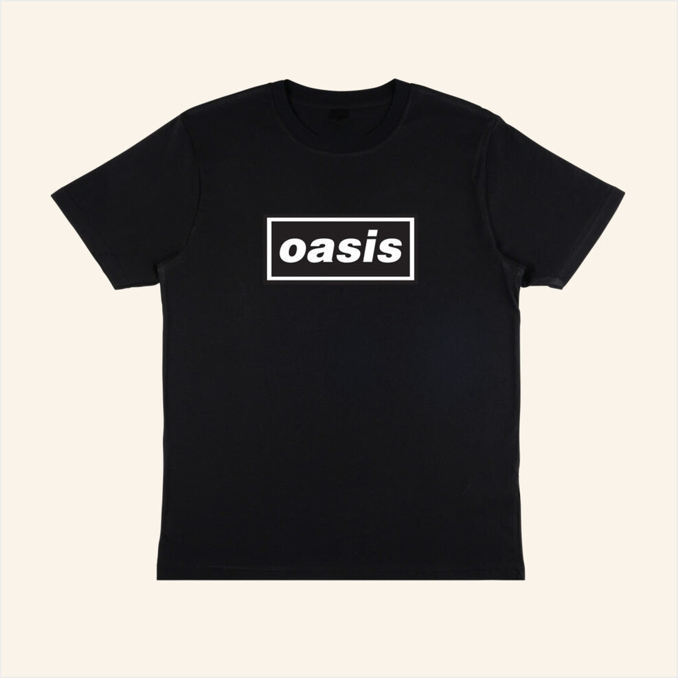 Oasis Merch 2025 Decca Logo T-Shirt Black Birthday Gifts For Girlfriends Gifts For Best Friend-1