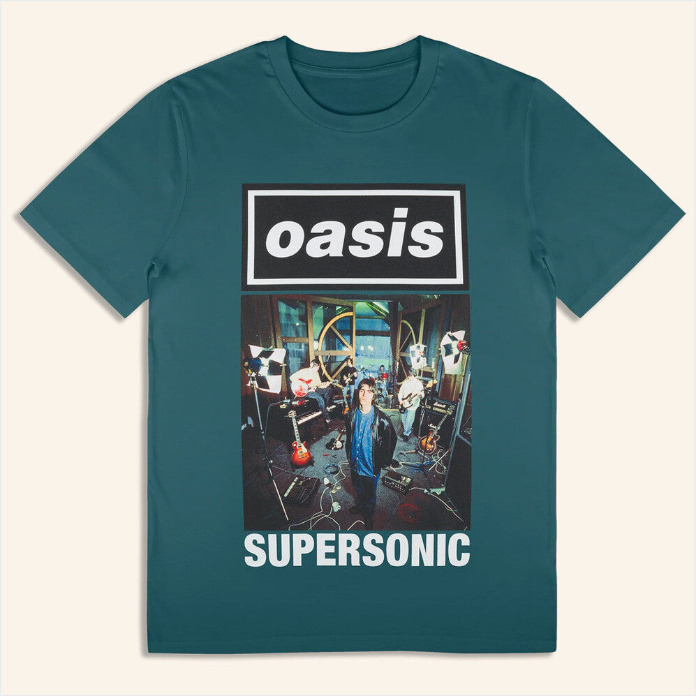 Oasis Merch 2025 Live 25 Supersonic Cover T-Shirt Best Gifts For Fans Gifts For Brother-1