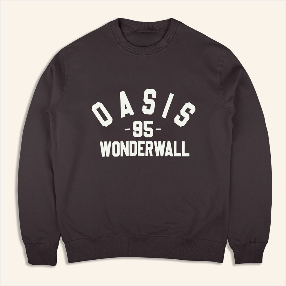 Oasis Merch 2025 Live 25 Wonderwall Sweatshirt Gift Ideas For Girlfriend Gifts For Fans-1