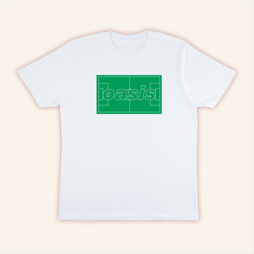 Oasis Merch 2025 Oasis Logo Pitch T-Shirt Best Birthday Birthday Gift For Her Gifts For Besties-1