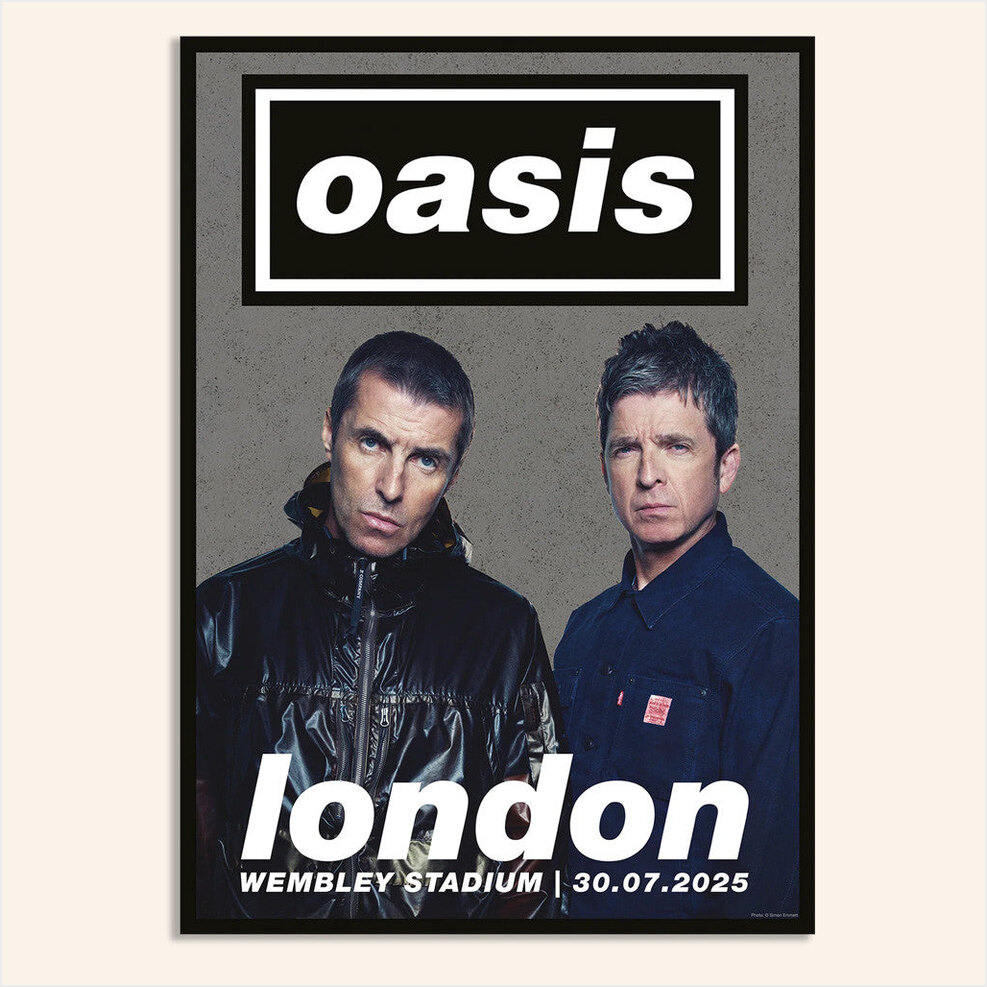 Oasis Merch 2025 Poster 03 08 Live 25 London Event Lithographic Poster Gifts For Music Lovers-1