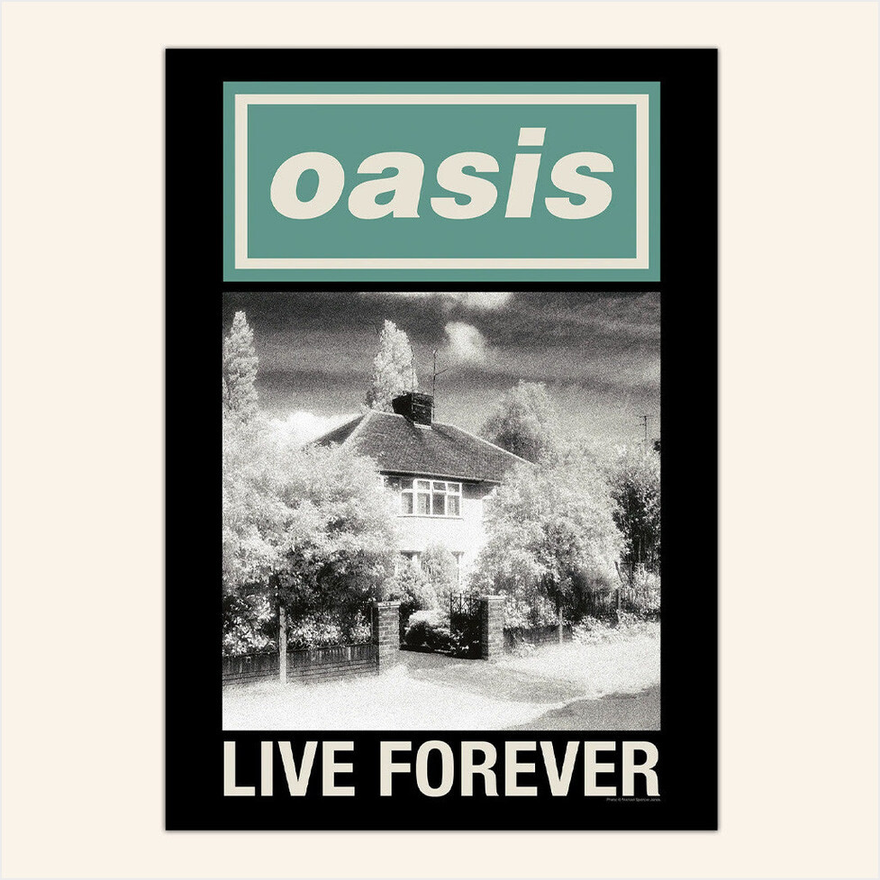 Oasis Merch 2025 Poster Live Forever Single Cover Poster Music Lovers Gifts Gifts For BFF-1 Oasis Merch 2025 Poster Live Forever Single Cover Poster Music Lovers Gifts Gifts For BFF-1