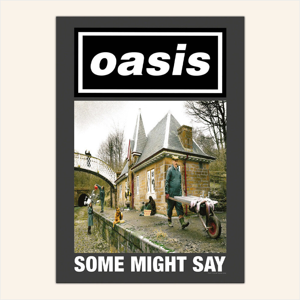 Oasis Merch 2025 Poster Some Might Say Single Cover Poster Gifts For Music Fans Gifts For Fans-1